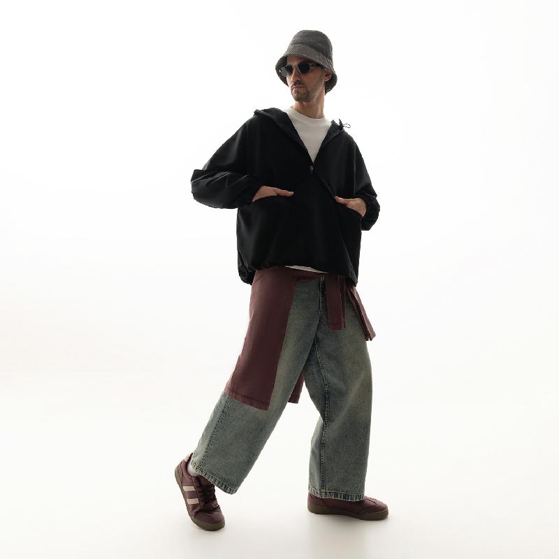 Ветровка (анорак) оверсайз унисекс RISSMAN, размер ML