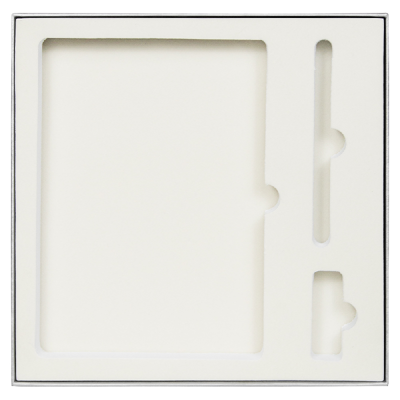 Коробка подарочная Solution Superior Linen под ежедневник, ручку и флешку, 25,7x25,7 см,  ложемент