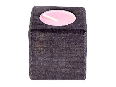 Свеча в декоративном подсвечнике Роза