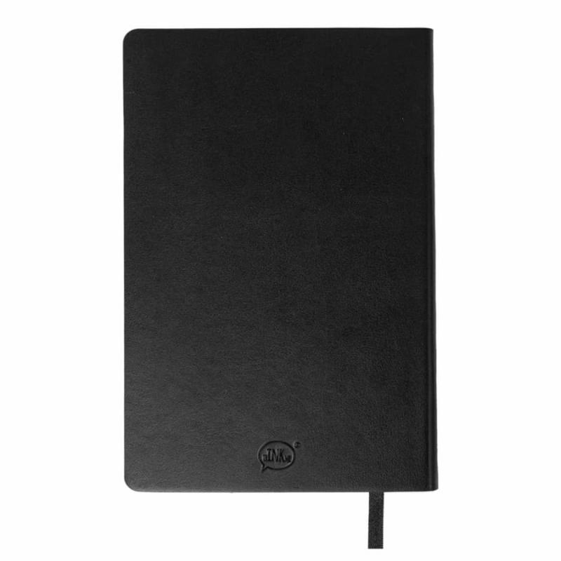 Бизнес-блокнот SMARTI, A5, белый, мягкая обложка, в клетку