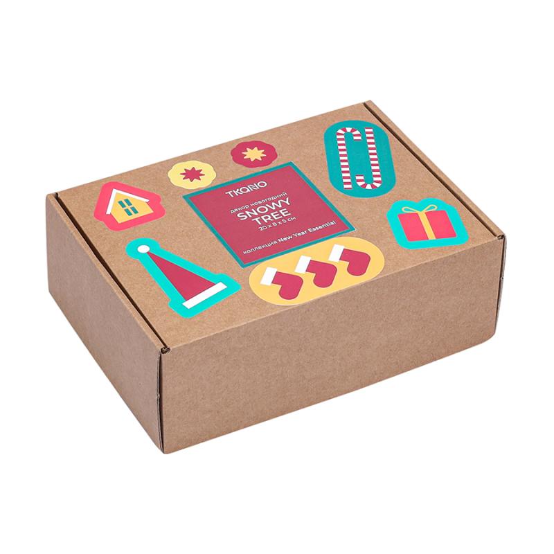 Декор новогодний snowy tree из коллекции new year essential, 20 см