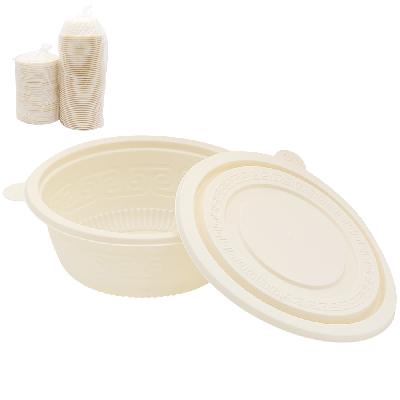 Набор контейнеров (супница) из кукурузного крахмала,  600 мл (50 шт)