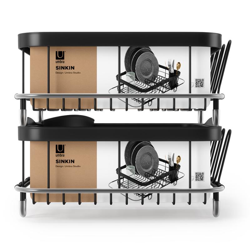 Сушилка для посуды sinkin, 28х14х47 см