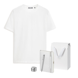 Набор с одеждой KRIS (футболка, колонка, ежедневник, ручка), L