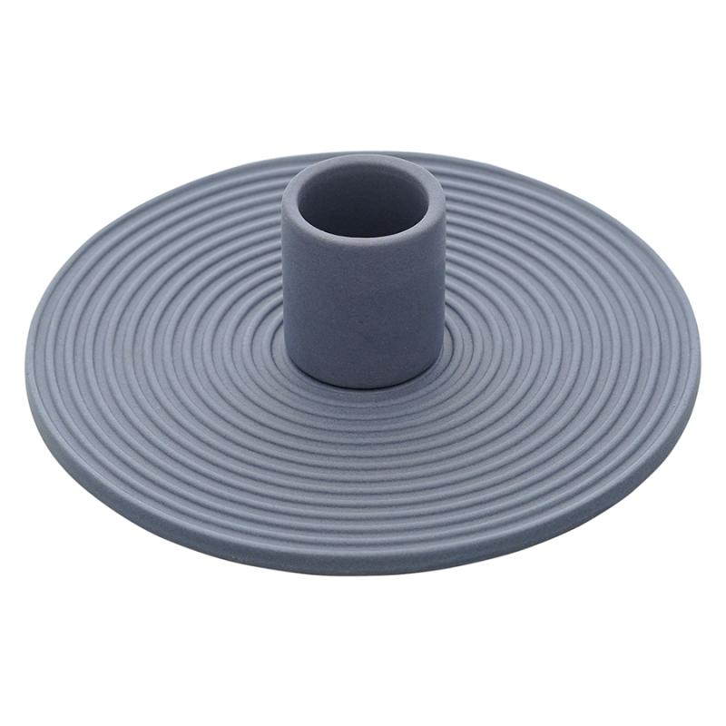 Подсвечник из каменной керамики  из коллекции essential