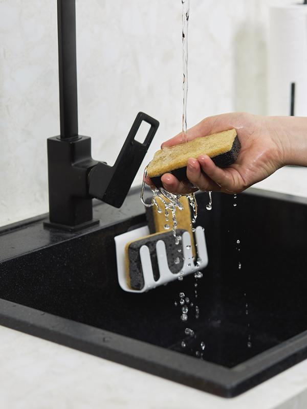 Набор губок для посуды из целлюлозы и кокосового волокна eco sponge, 6 шт.