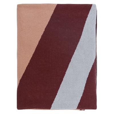 Плед из хлопка с рисунком tulip field из коллекции terra, 130х180 см