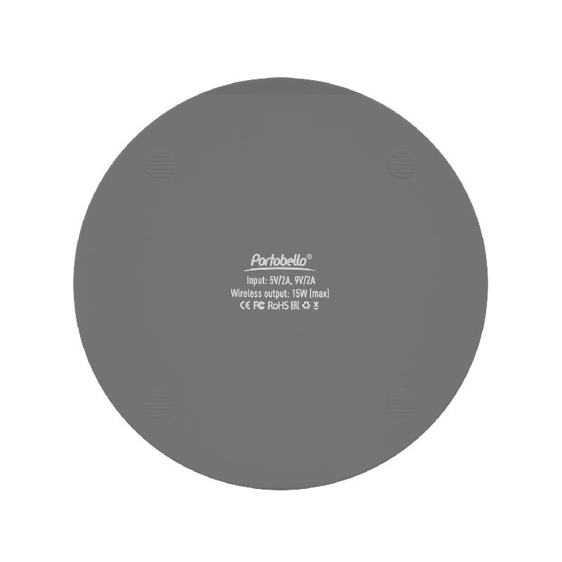 Беспроводное зарядное устройство с подсветкой 15W Аурис (Auris)