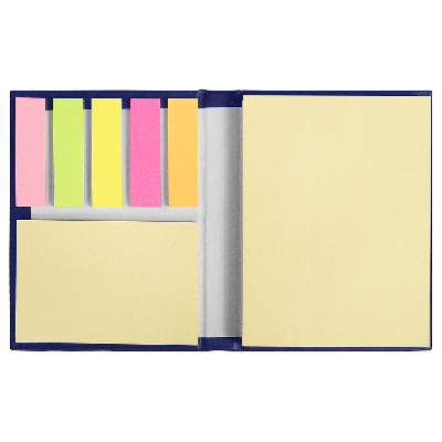 Набор ных бумажных стикеров Stick and Smile  в твердом переплете, 100 листов в блоке,  размер 8*10,5*1,5 см