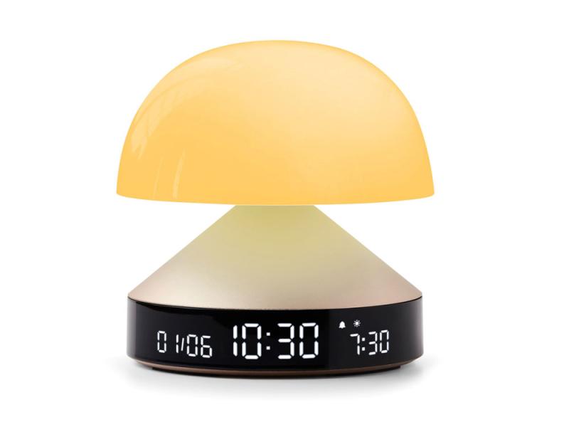 Светильник с часами и световым будильником Mina Sunrise