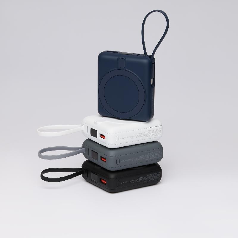 Внешний аккумулятор с подсветкой Ritter PD 10000mAh с функцией беспроводной зарядки 15W