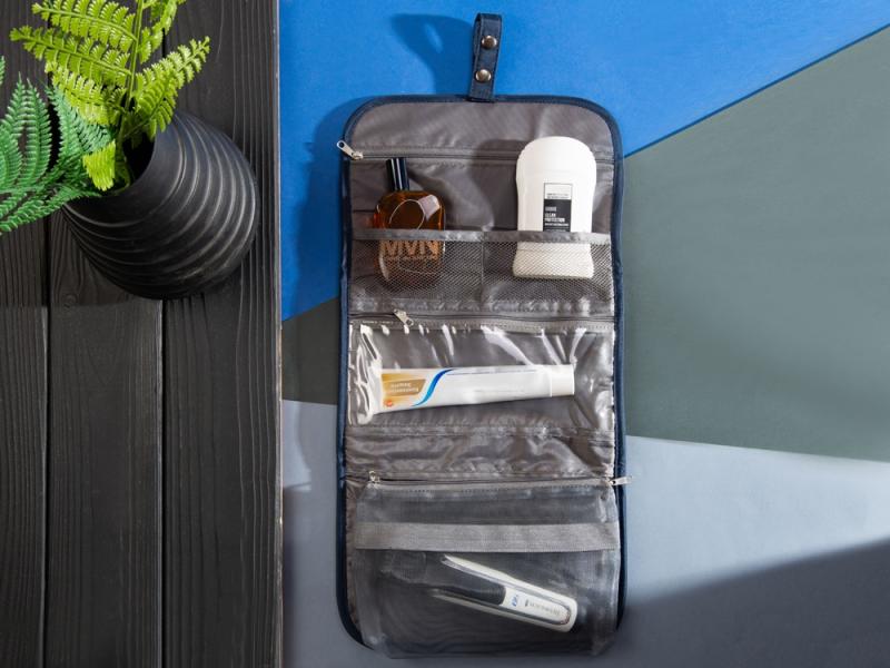 Несессер для путешествий со съемной косметичкой Flat