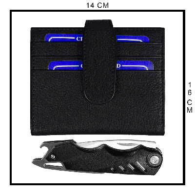 Набор подарочный Solution Superior Duo (футляр для кредитных карт, нож складной)