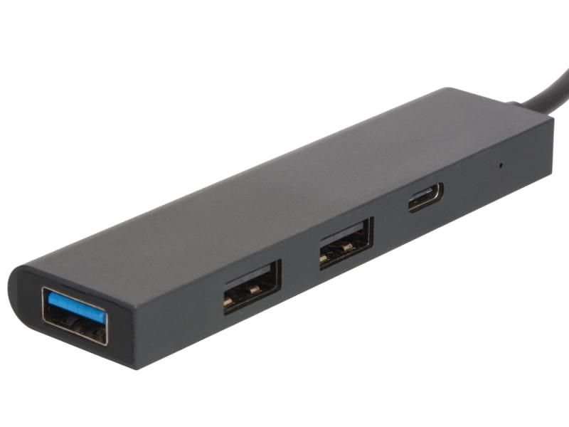 USB-хаб Command с коннектором 2-в-1 USB-C и USB-A, 2.0/3.0