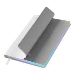 Ежедневник Galaxy недатированный, гибкая обложка, срез голограф. фольга