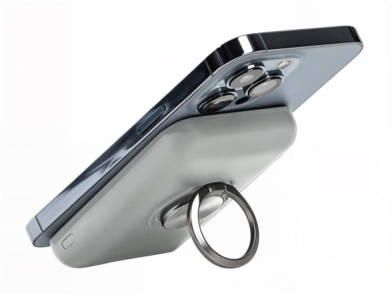 Магнитный беспроводной внешний аккумулятор с быстрой зарядкой QC/PD 20 Вт MagnetIQ, 5000 mAh