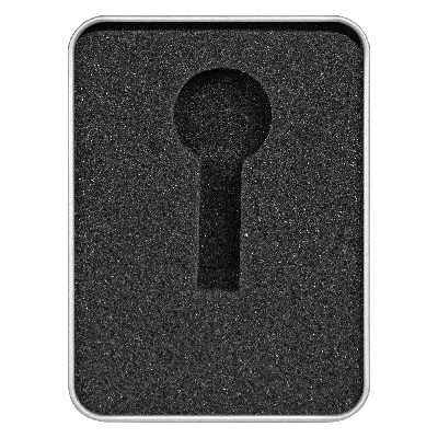 Футляр Valencia для флеш накопителя металлический, размер 11,5*8,5 см