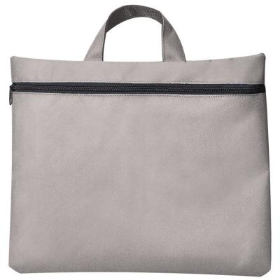 Сумка для документов "Paper", светло-серый, 40х30 см,полиэстер, шелкография