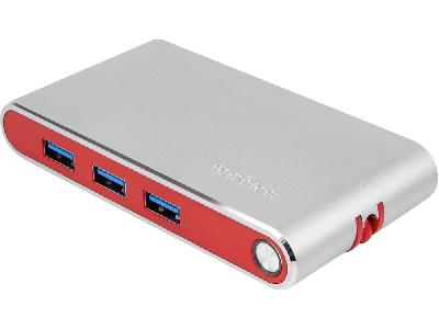 Хаб 8-в-1 Type-C Hermes, USB 3.0 x 3, Type-C PD, HDMI, LAN, картридер