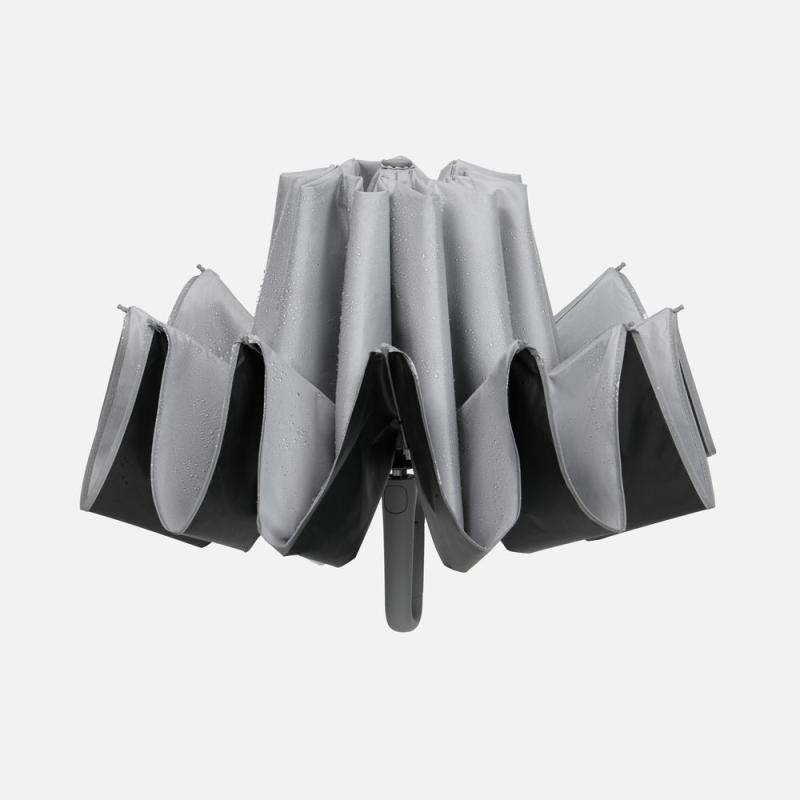 Зонт обратного сложения с ручкой-карабином Foldberry