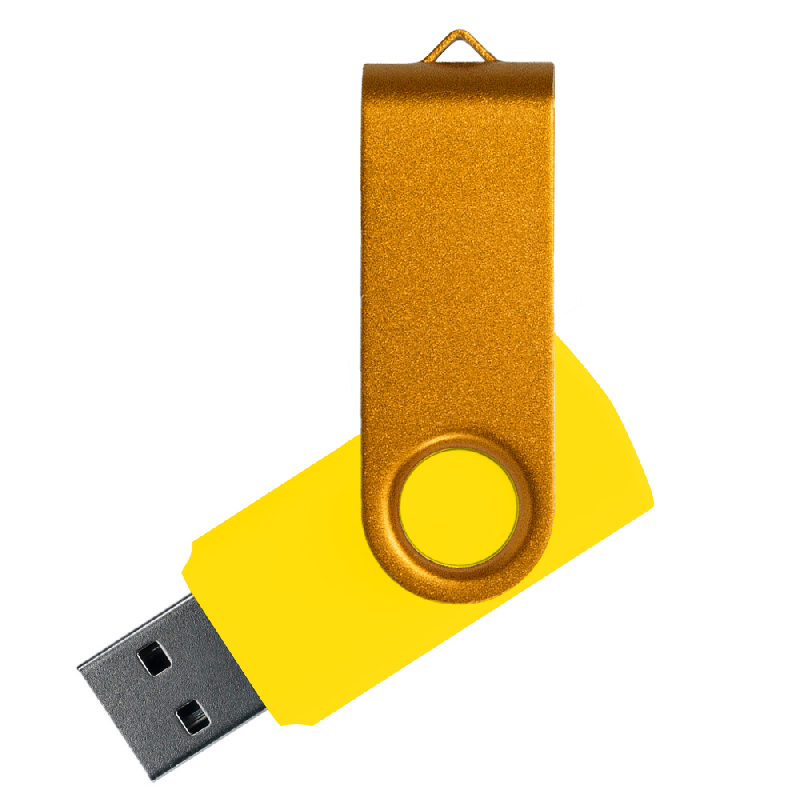 Флеш накопитель USB 2.0 Twister Сolor Mix 16GB, пластик Софт Тачметалл