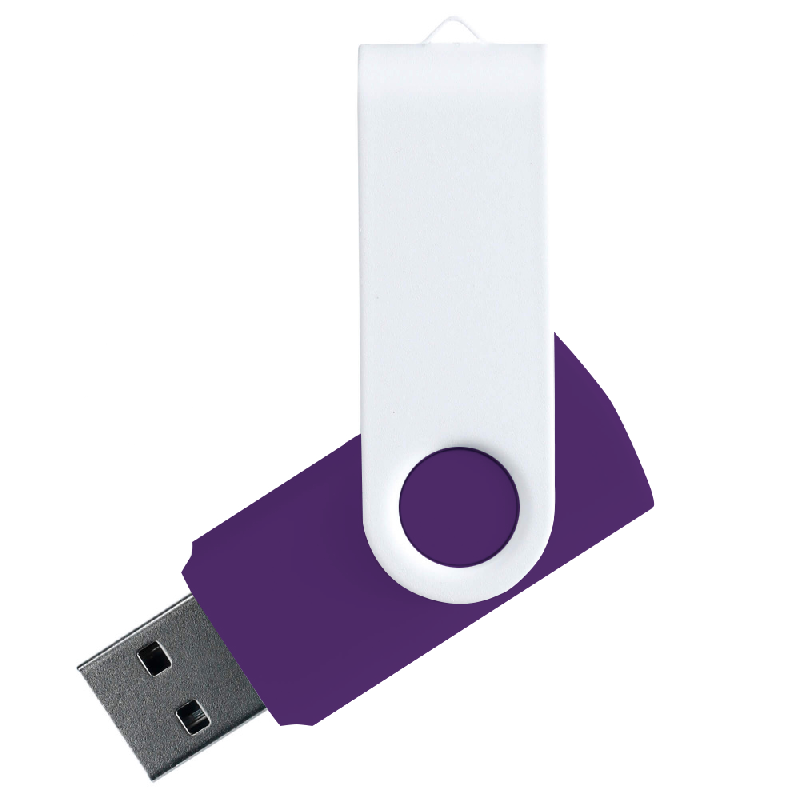 Флеш накопитель USB 2.0 Twister Сolor Mix 16GB, пластик Софт Тачметалл