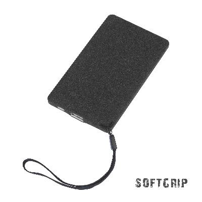 Зарядное устройство "Камень" с покрытием soft grip, 4000 mAh в подарочной коробке, черный #