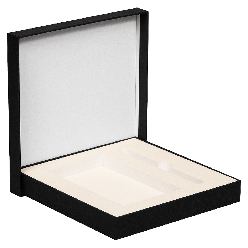 Коробка подарочная, размер 18*18*2 см, Solution Superior Linen,  ложемент под ручку и прямоугольный предмет