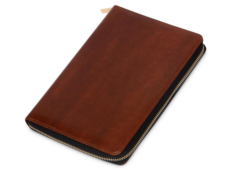 Бизнес-блокнот на молнии А5 Fabrizio с RFID защитой и ручкой