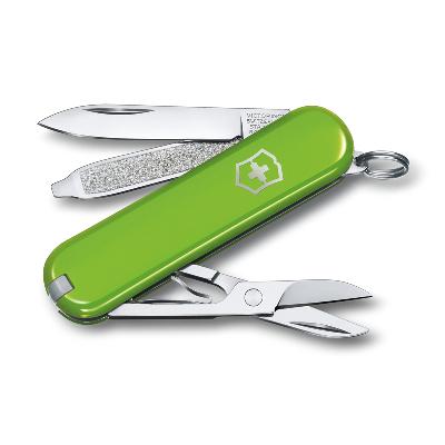 Ножбрелок VICTORINOX Classic SD Colors "Smashed Avocado", 58 мм, 7 функций