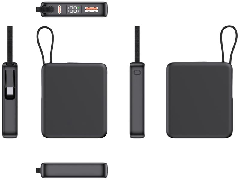 Внешний аккумулятор с подсветкой лого Nex, 5000 мАч