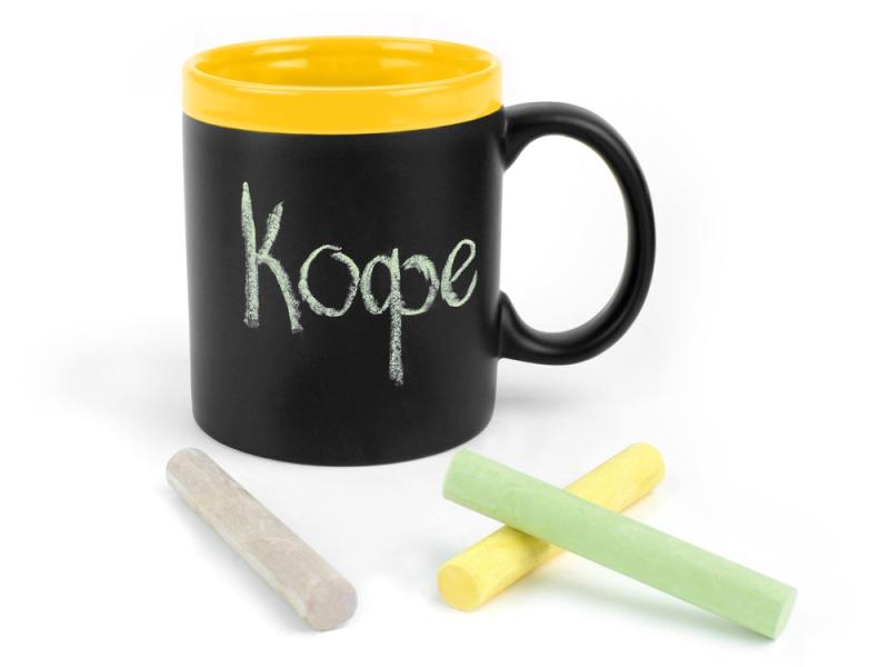 Кружка с покрытием для рисования мелом Да Винчи