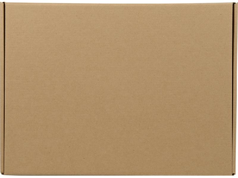 Коробка крафтовая, размер 28,5х25х8 см, крафтовая, самосборная