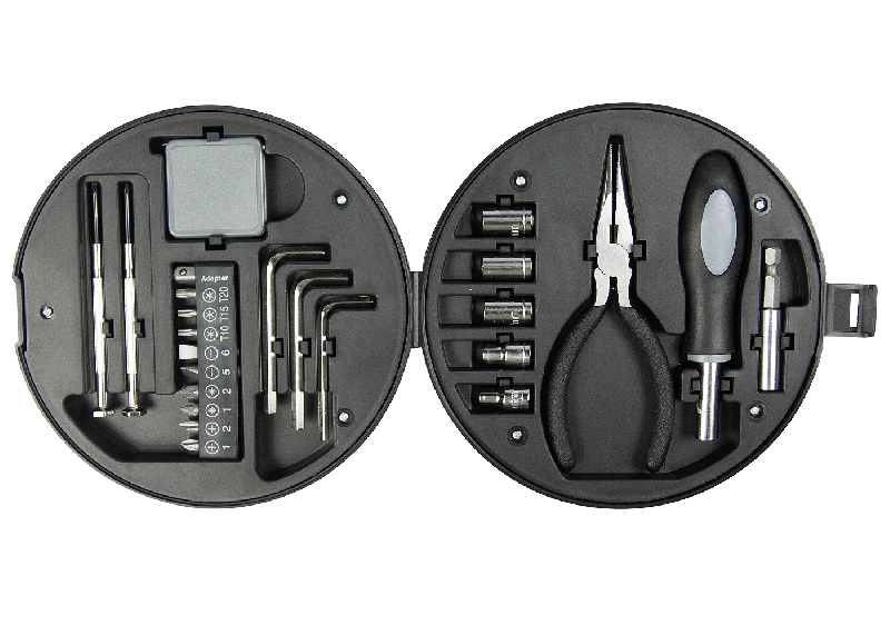 Набор инструментов Tools Wheel, 25 инструментов, в пластиковом футляре
