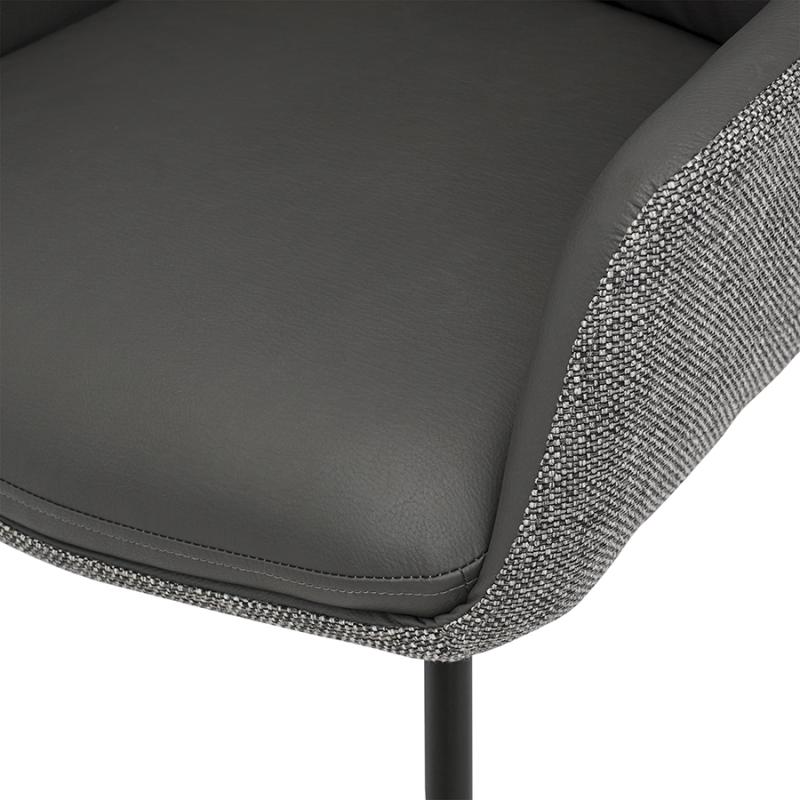 Стул allar, экокожа, рогожка