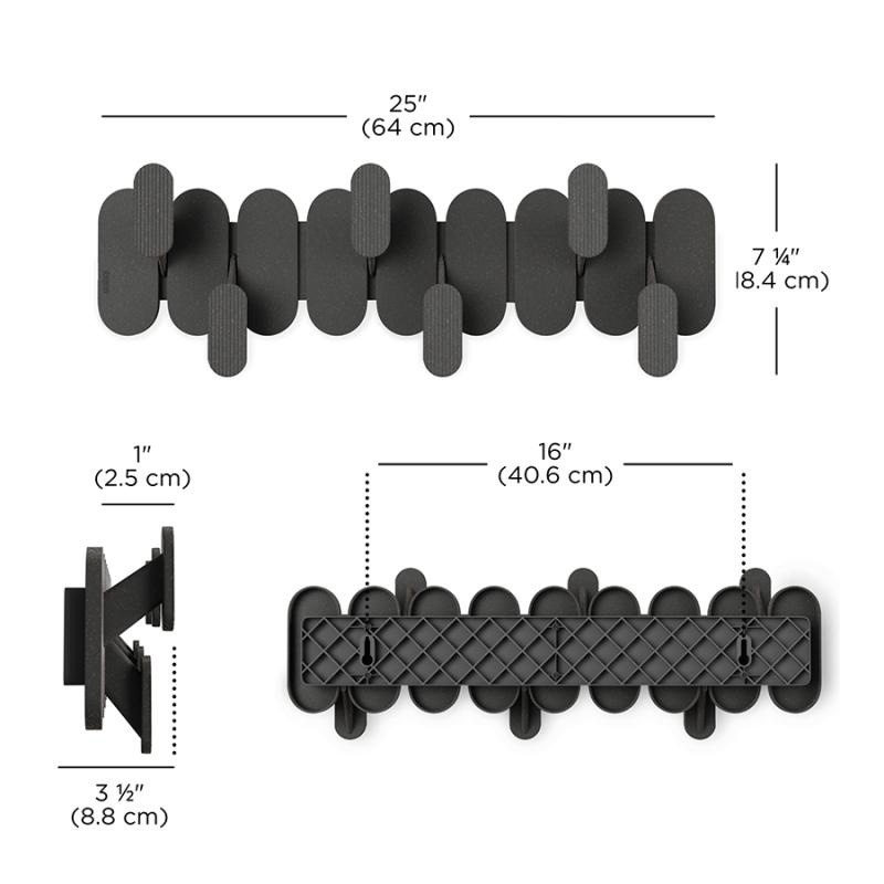 Вешалка настенная tempo, 6 крючков