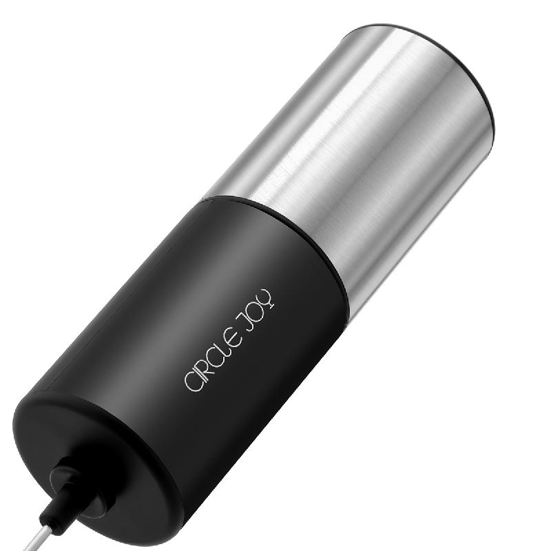 Вспениватель молока электрический еталлической подставкой, Circle Joy Silver Knight Series Electric Milk Frother