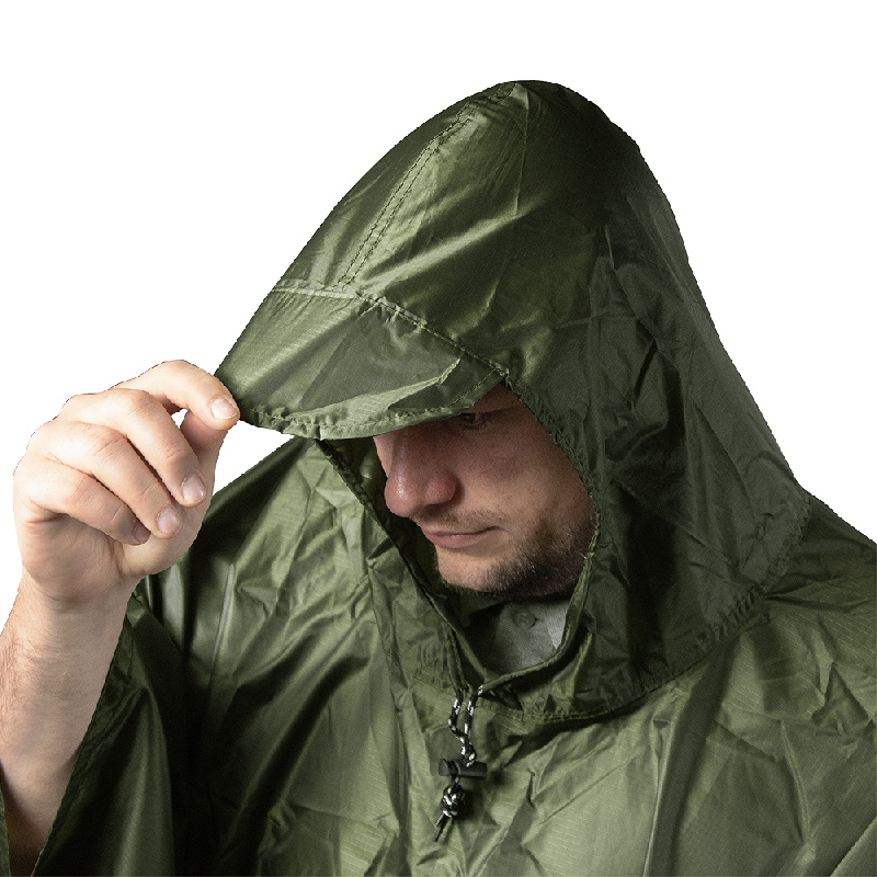 Дождевик пончо-тент Robinson туристический с чехлом c водонипроницаемой ткани один размер