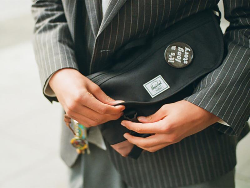 Herschel Cove сумка-мессенджер из переработанного материала