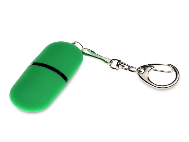 USB 2.0- флешка Goutte Soft-touch на 8 Гб каплевидной формы