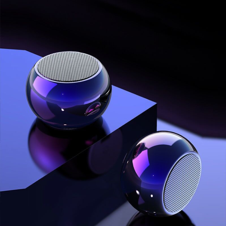 Колонка беспроводная  MyTone Mini Sound,  металлик