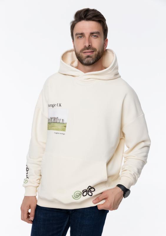 Худи унисекс STAN оверсайз футер без начёса 350