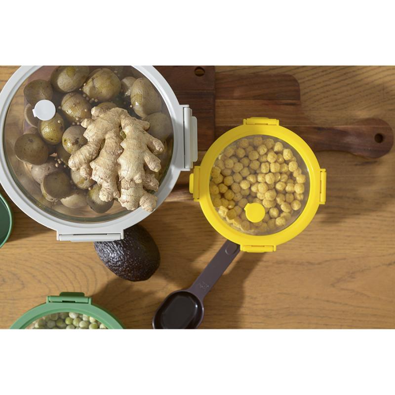 Контейнер для запекания и хранения круглый click glass, 1,3 л