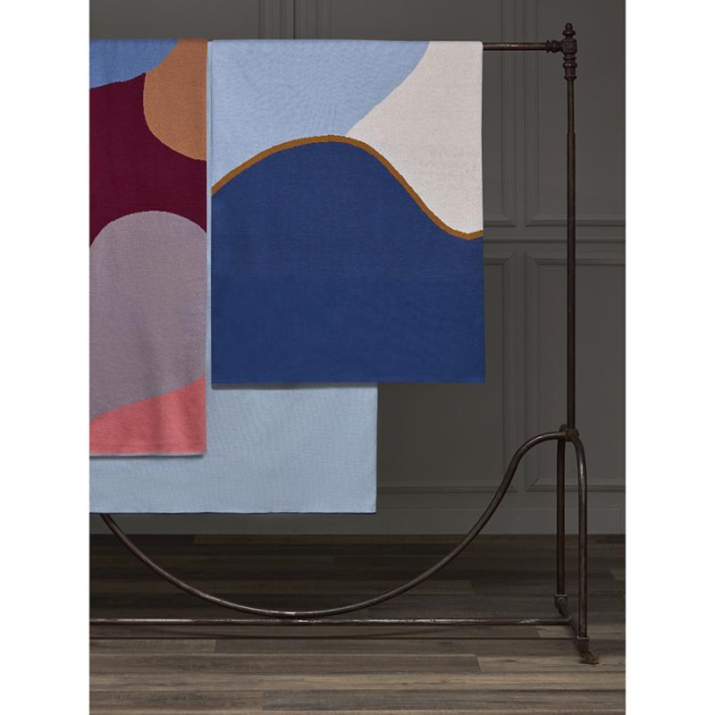 Плед из хлопка с авторским принтом  из коллекции freak fruit, 130х180 см