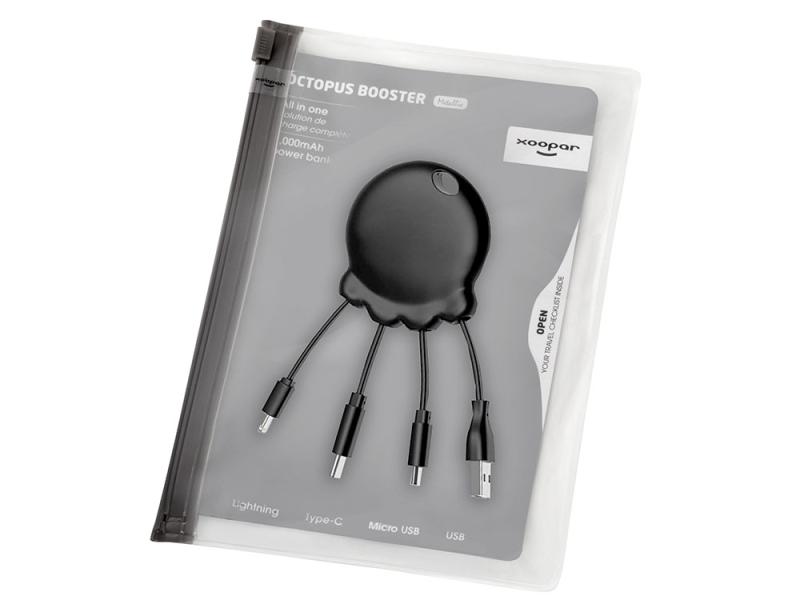 Внешний аккумулятор Octopus Booster, 1000 mAh