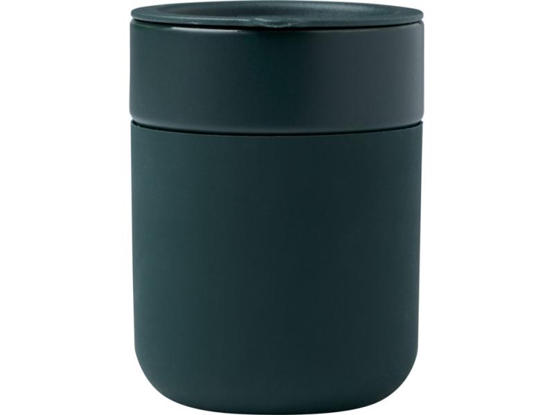 Кружка Java с силиконовой оберткой и пластиковой крышкой