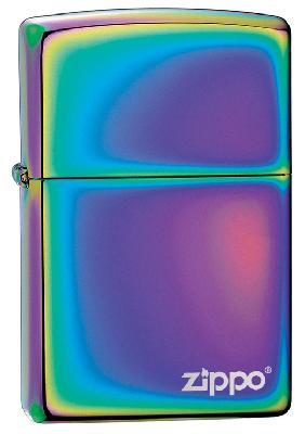Зажигалка ZIPPO Classic лого с покрытием Spectrum™, латунь,глянцевая, 38x13x57 мм