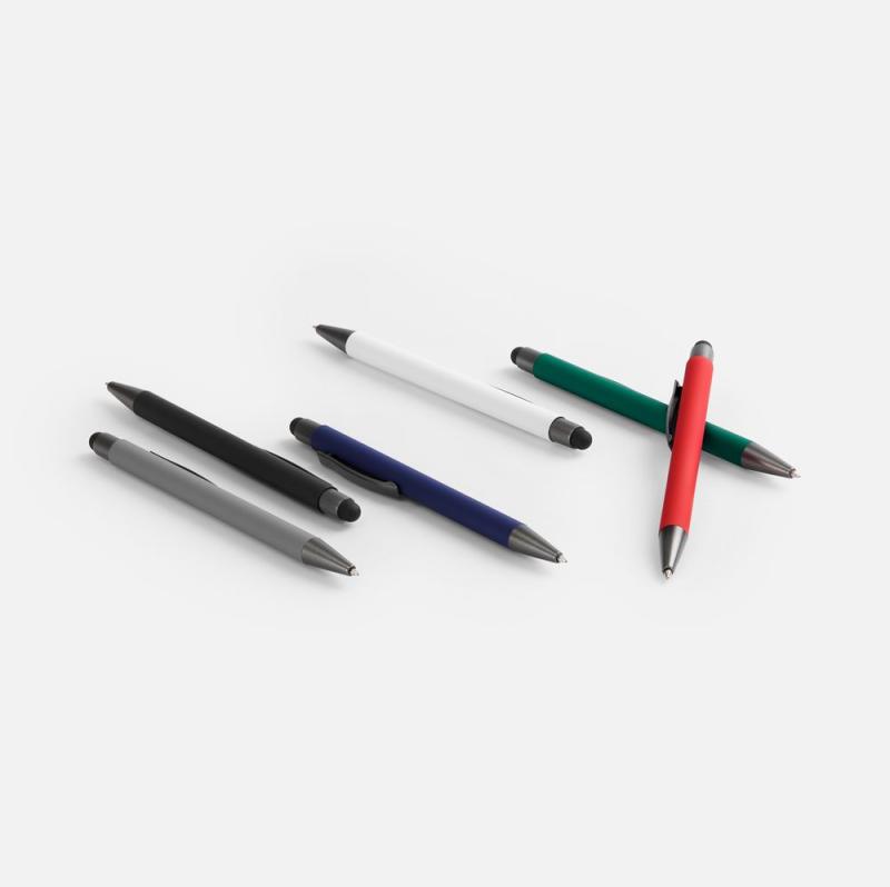 Ручка шариковая Atento Soft Touch Stylus со стилусом