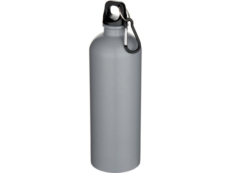 Бутылка для воды с карабином Орегон, нержавеющая сталь, 750 мл