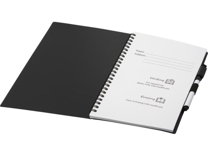 Блокнот A5 Pebbles из переработанной бумаги